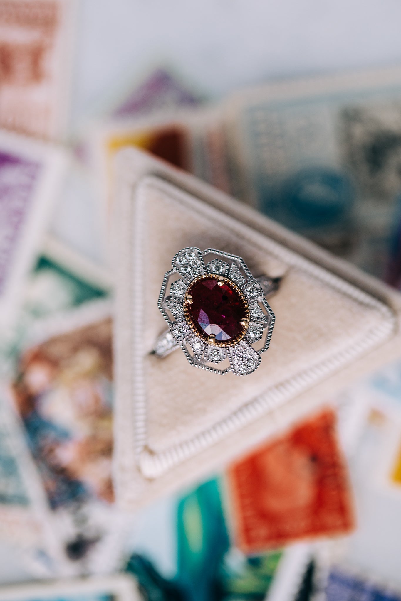 Art Deco Ruby Ring - Oz's Jewelers