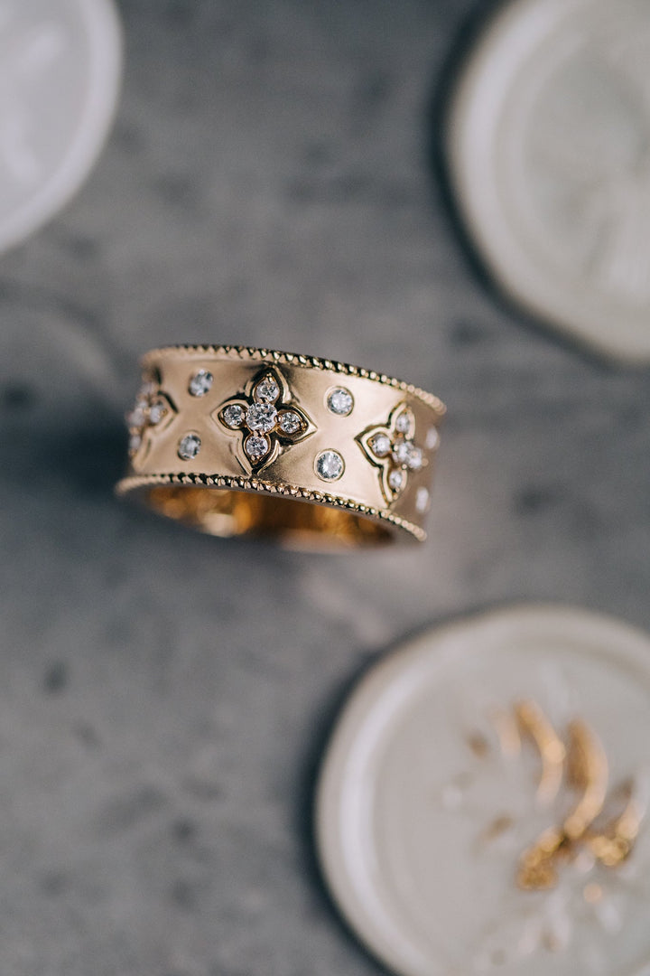 Diamond Flora Ring - Oz's Jewelers by The Hickory Jewelry Company