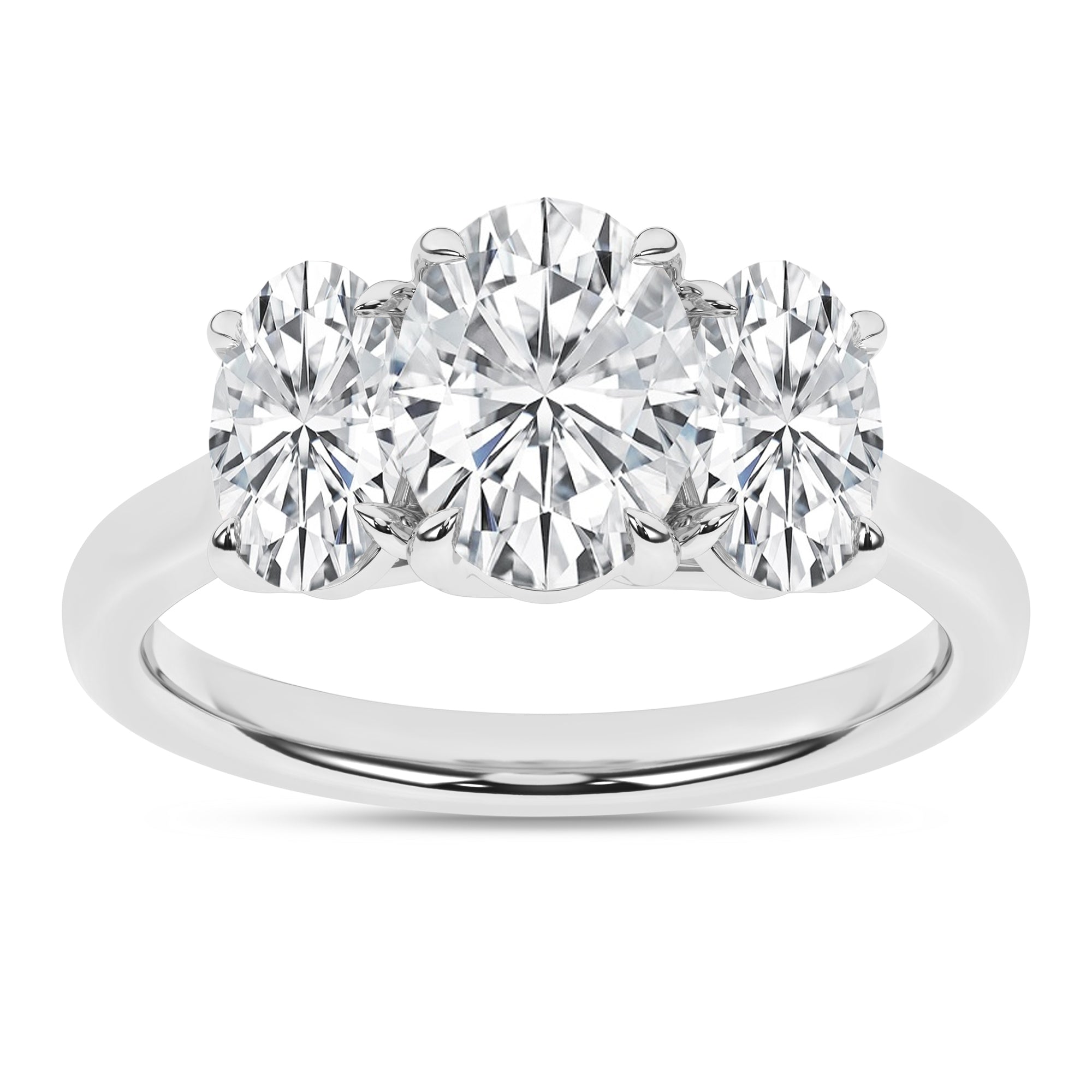 3 - Stone Ring (Oval) - Oz's Jewelers by The Hickory Jewelry Company