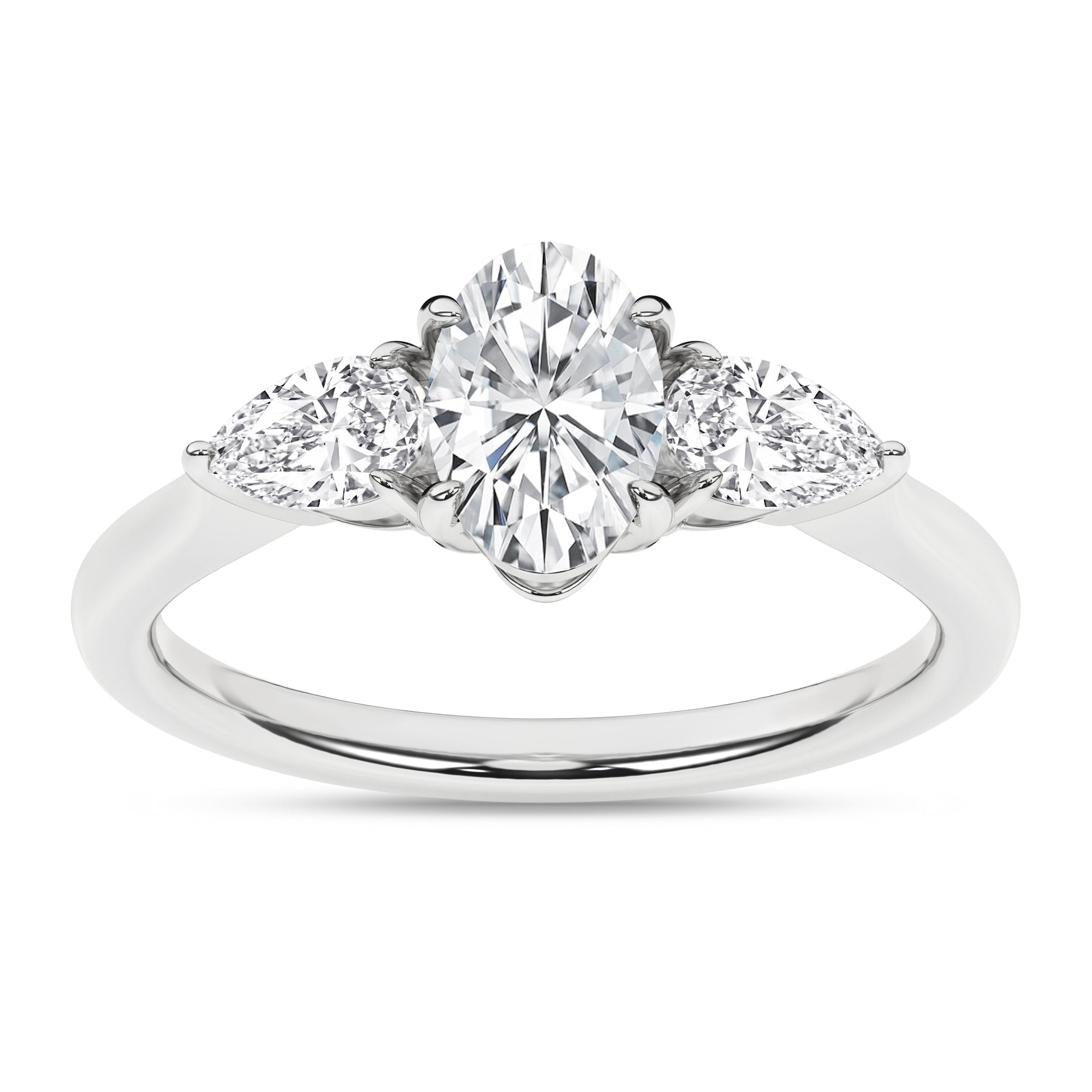 3 - Stone Ring (Oval+Pear) - Oz's Jewelers by The Hickory Jewelry Company