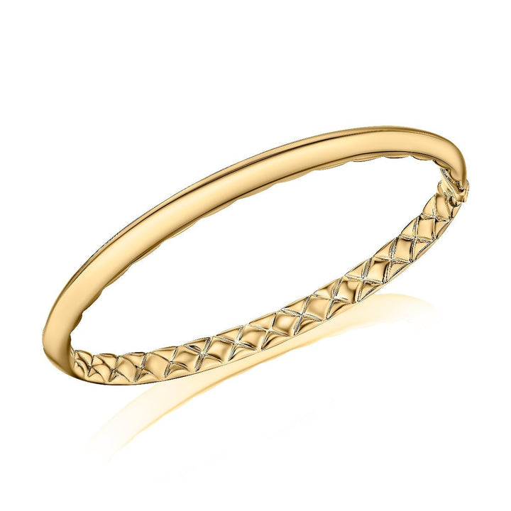 classic dome bangle with quilted interior - Oz's Jewelers by The Hickory Jewelry Company