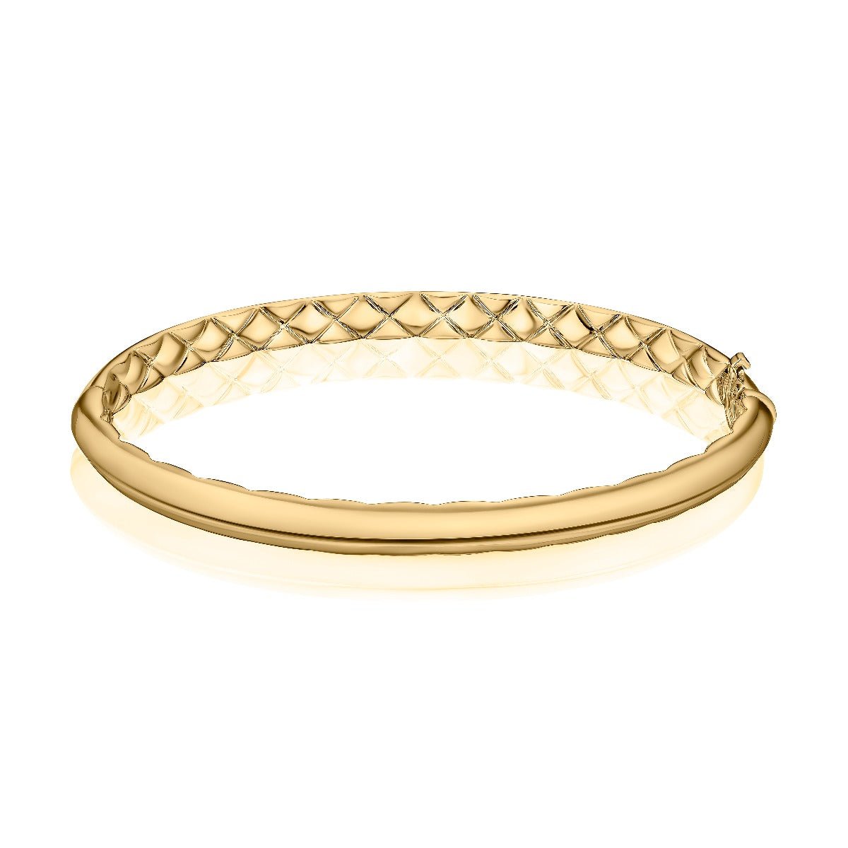 classic dome bangle with quilted interior - Oz's Jewelers by The Hickory Jewelry Company