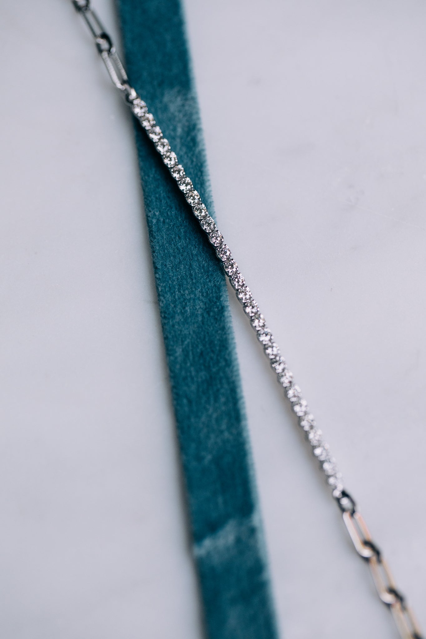 diamond chain bracelet - Oz's Jewelers by The Hickory Jewelry Company