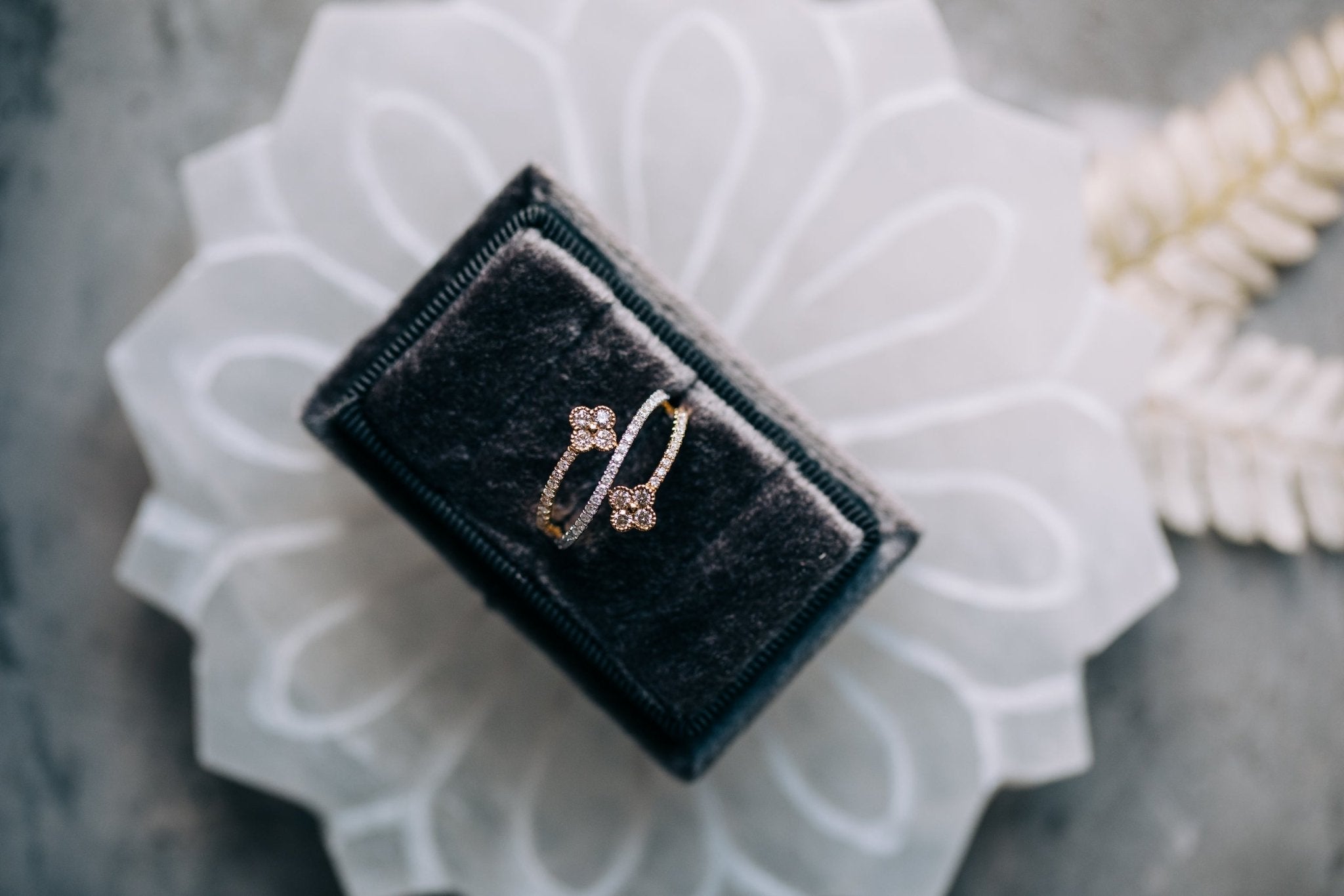 Open Flora Ring with Diamonds - Oz's Jewelers