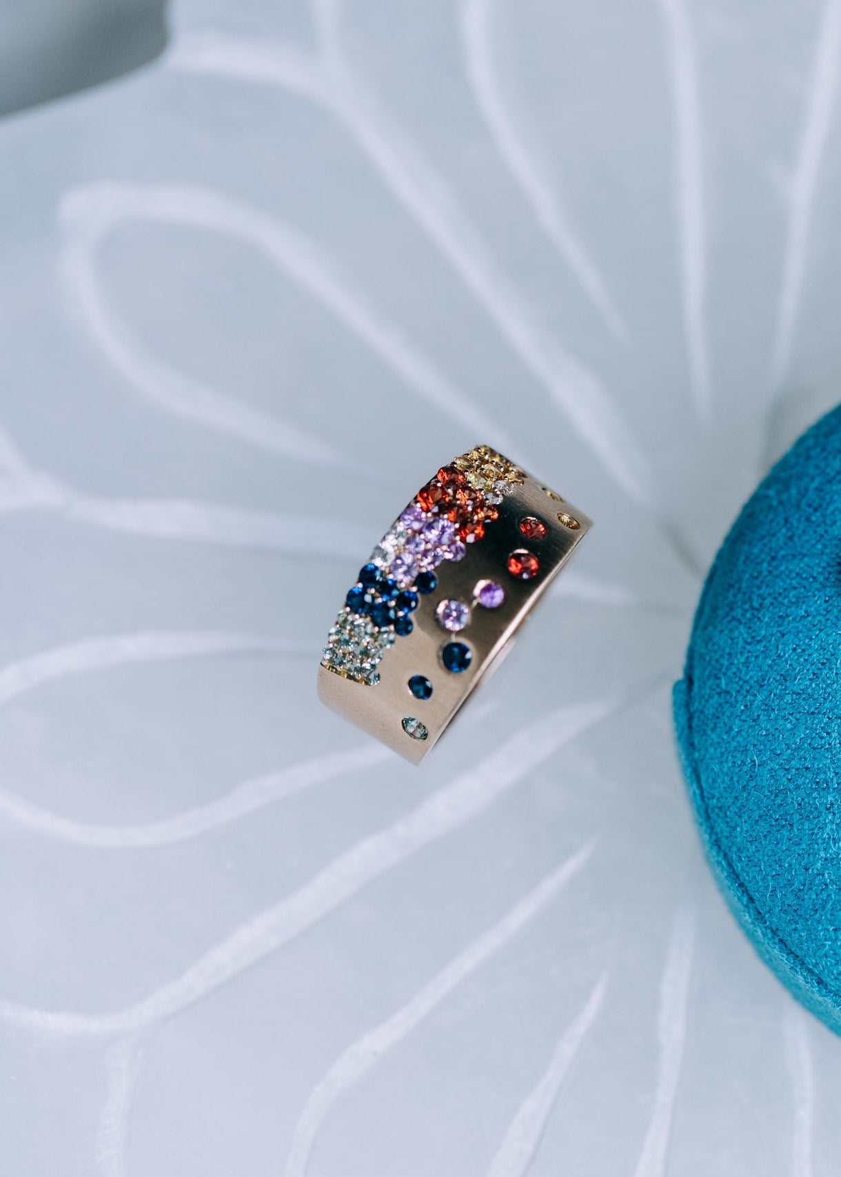 Rainbow Sapphire Ring - Oz's Jewelers by The Hickory Jewelry Company