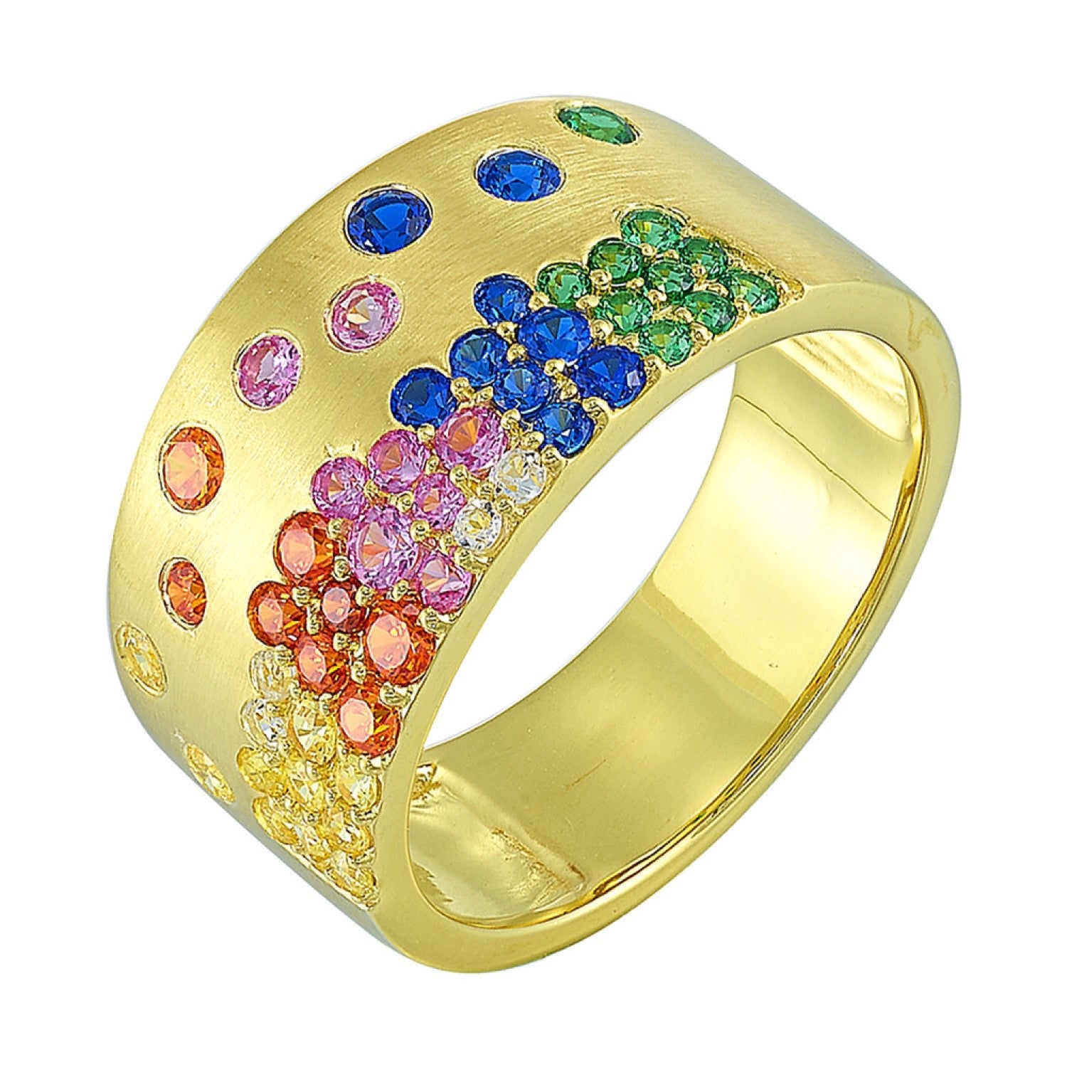 Rainbow Sapphire Ring - Oz's Jewelers by The Hickory Jewelry Company