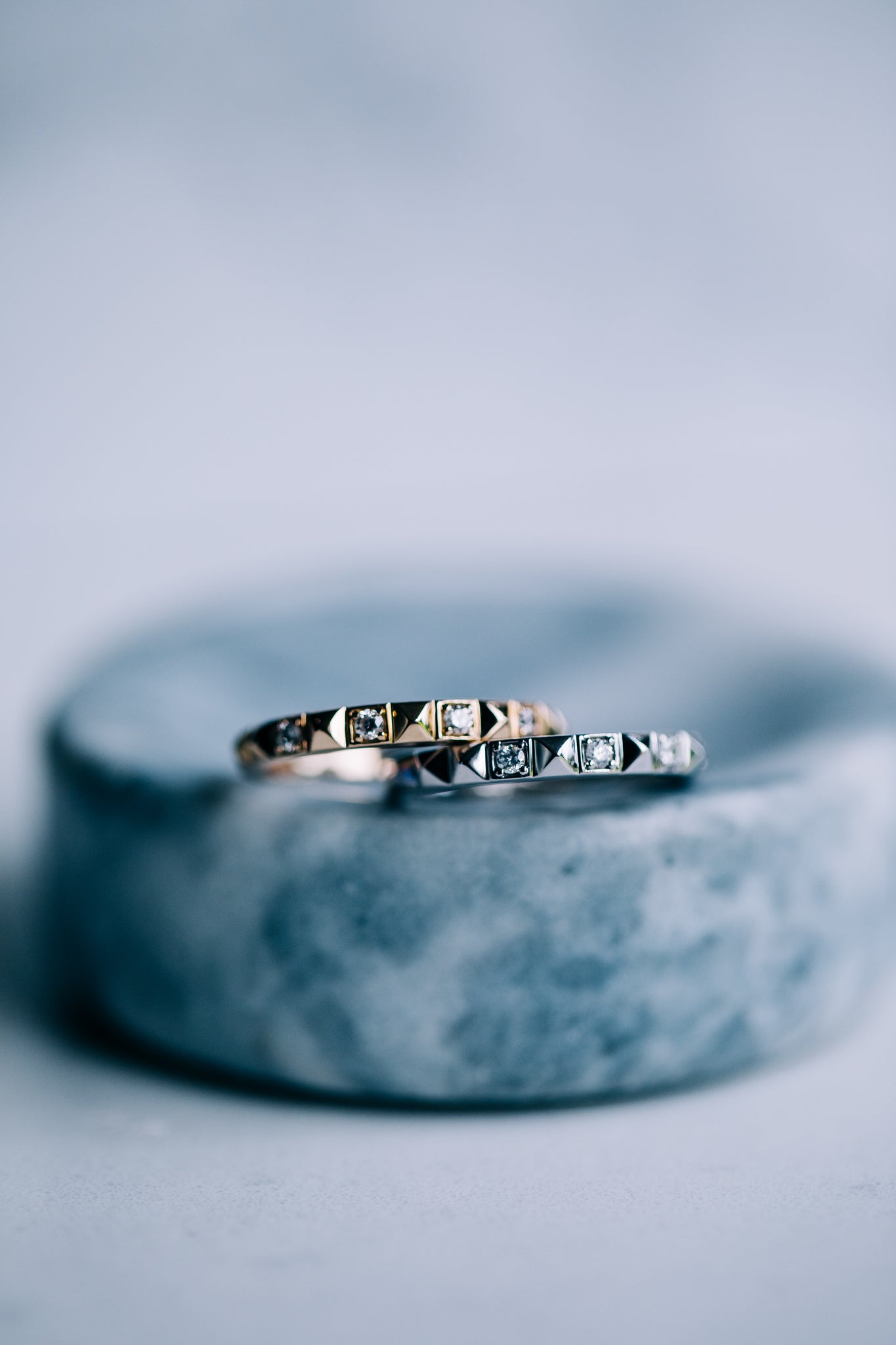 Studded Diamond Band - Oz's Jewelers by The Hickory Jewelry Company