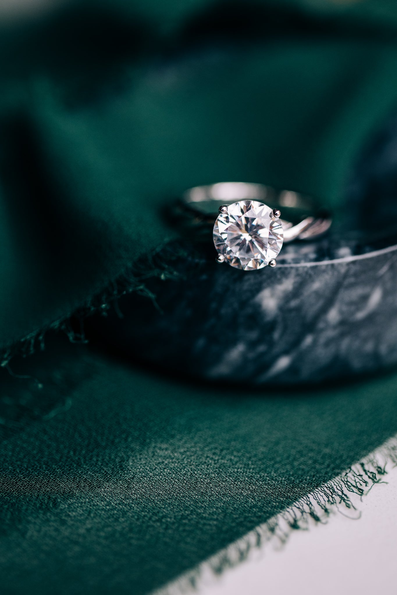 Twisted Shank Semi - Mount - Oz's Jewelers by The Hickory Jewelry Company