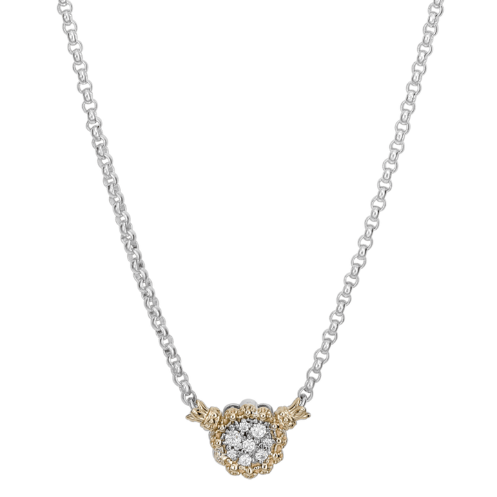 VAHAN Diamond Disc Necklace - Oz's Jewelers by The Hickory Jewelry Company