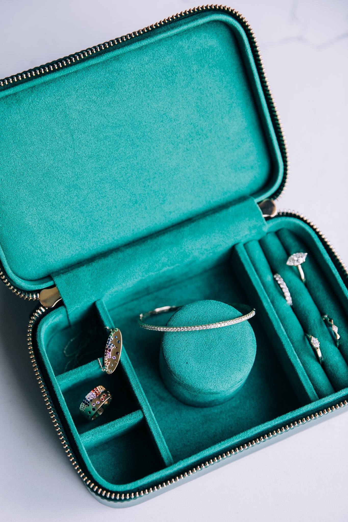 WOLF Sophia Travel Zip Case - Oz's Jewelers by The Hickory Jewelry Company