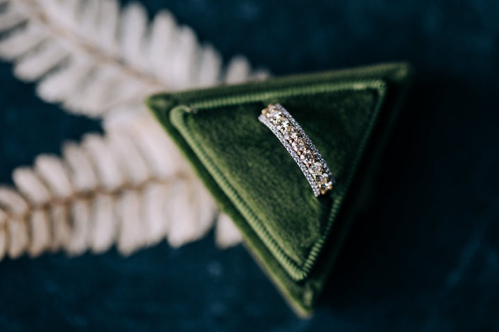 Yellow Diamond Band - Oz's Jewelers by The Hickory Jewelry Company
